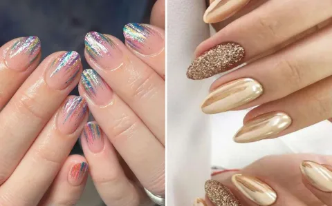 Glitter nail art: 8 diseños de uñas para sumarte a la tendencia de los brillos