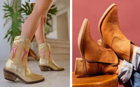 9 diseños de botas texanas con distintas ondas para que elijas la que más va con vos.