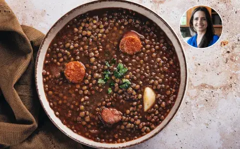 Receta de guiso de lentejas de Paulina Cocina: ideal para días de frío