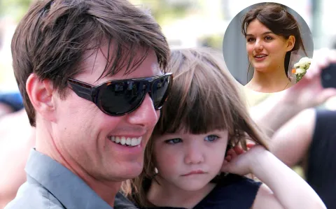 Tom Cruise con su hija Suri.