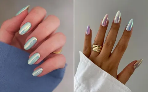 9 diseños de nail art para sumarte a la tendencia de los brillos.