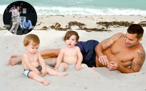 De viaje por Japón: así están los hijos gemelos de Ricky Martin, Valentino y Matteo