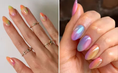 Nail art: 7 diseños de uñas en colores acuarela y pasteles