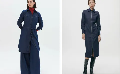 5 opciones distintas de vestidos de jean para sumar a tus looks.