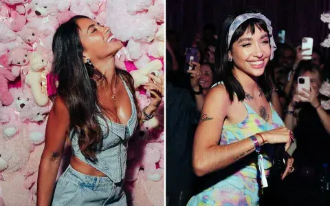 Las imágenes de una increíble reunión: Antonela Roccuzzo y María Becerra en Miami