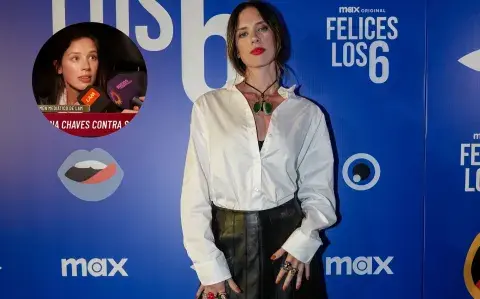 Delfi Chaves y su respuesta al desubicado chiste de un notero: "Vos querés reírte de mí"