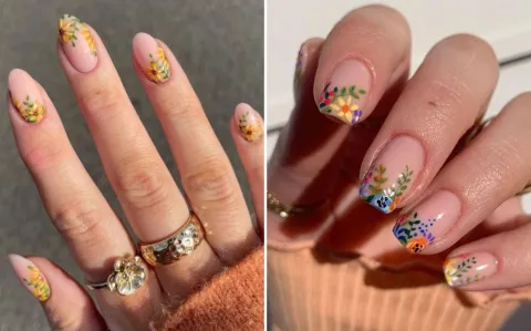 Nail art con flores: 5 diseños de uñas con los que te vas a sorprender