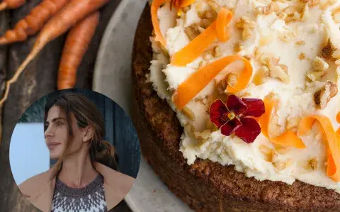 Juliana Awada tiene la receta ideal para la tarde: cómo hacer su carrot cake