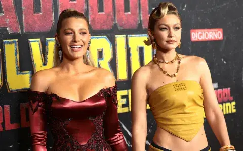 Blake Lively y Gigi Hadid se roban el protagonismo en la alfombra roja de Deadpool & Wolverine