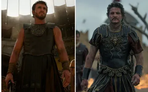 Gladiador 2: mirá las primeras imágenes oficiales de Paul Mescal y Pedro Pascal