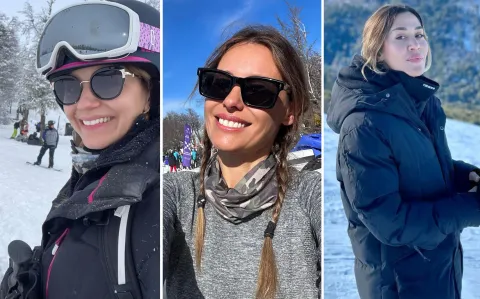 De Pampita a Marcela Kloosterboer: los looks más cancheros de las famosas en la nieve