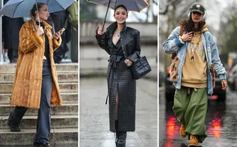 ¡Que la lluvia no te pare! 7 looks de street style para celebrar el Día del Amigo