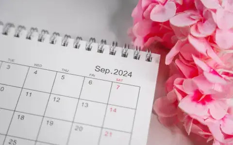 Calendario de septiembre 2024