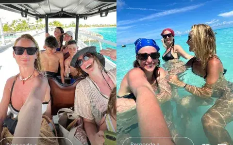 Paula Chavez, Brenda Gandini y Sabrina Rojas disfrutaron de unas vacaciones soñadas arriba de un crucero y en compañía de sus hijos