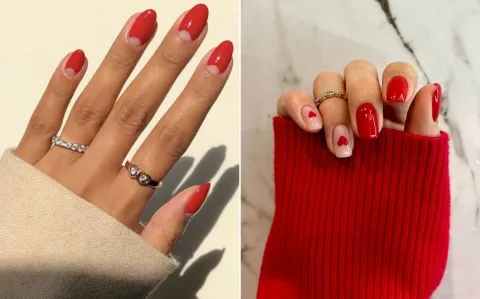  6 diseños de uñas rojas ideales para todos los días