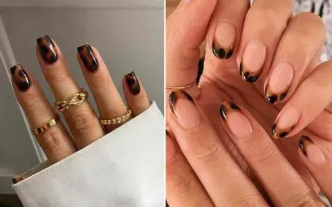 Uñas efecto carey: 5 diseños de nail art para inspirarte 