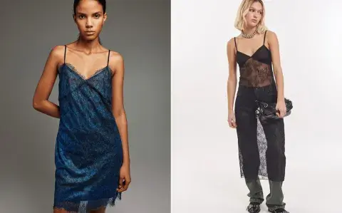 Adelanto tendencias 2025: 5 vestidos con encaje que podés comprar online