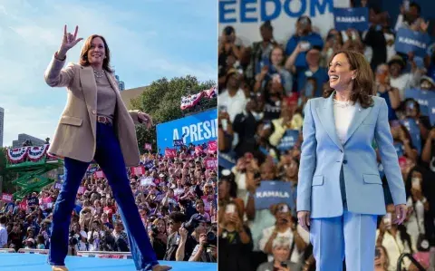 Así es el estilo cómodo y elegante de Kamala Harris, la candidata a la presidencia de EE.UU.