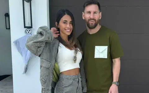 Lionel Messi y Antonela Roccuzzo mostraron la decoración de su casa para Halloween