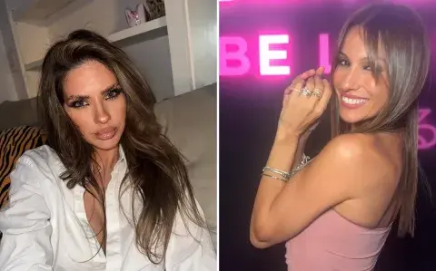 La China Suárez y Pampita, a puro abrazos, tras los chats filtrados por Wanda Nara