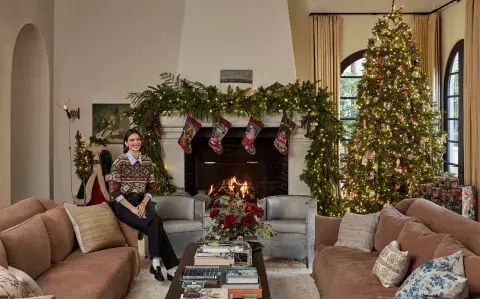 Navidad vintage: la alucinante decoración de la mansión de Kendall Jenner