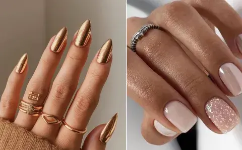 14 diseños de uñas elegantes y con brillos ideales para Año Nuevo