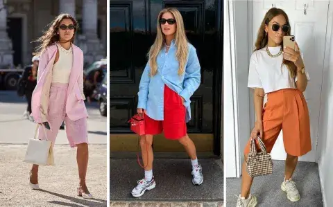 Bermudas de colores: cómo armar looks con la prenda de la temporada