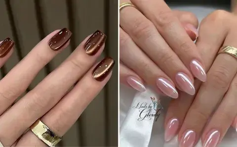 12 diseños de uñas elegantes y con brillos ideales para Año Nuevo