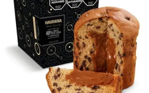 Cuánto cuesta el pan dulce con chips de chocolate y corazón de dulce de leche Havanna