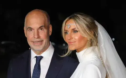 En detalle: este es el vestido de novia de Milagros Maylin en su boda con Larreta