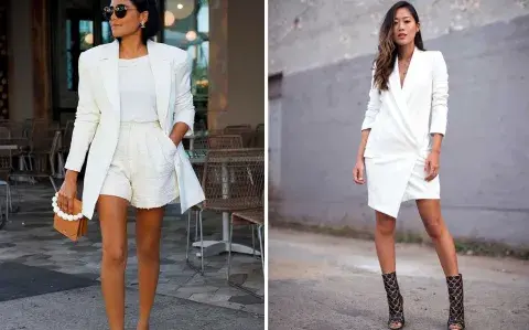 10 looks total white en tendencia para Año Nuevo