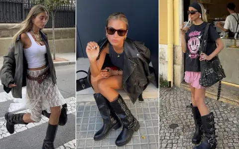 Cómodas y muy cancheras: 12 looks con botas biker