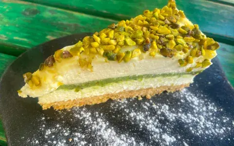 El cheesecake viral de pistacho que se hace con Chocolinas