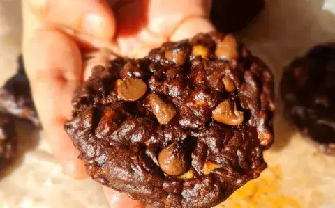 Cookies mágicas de chocolate: sin gluten, sin harinas y cero azúcar 