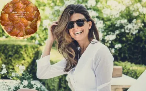 Juliana Awada reveló su receta para una tarta rústica de damasco