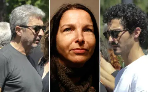 Con dolor, Ricardo y el Chino Darín despidieron a la querida Alejandra Darín