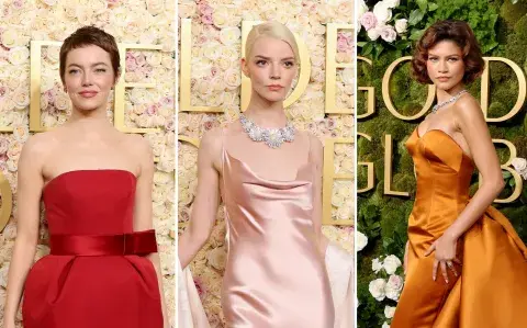 La primera gran red carpet de 2025: los mejores looks de las famosas en los Golden Globes