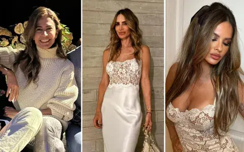 Las famosas le dieron la bienvenida al 2025 con looks en blanco: las mejores fotos