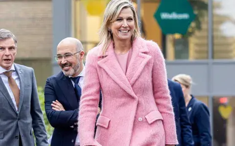 Máxima Zorreguieta apostó por un look Barbiecore