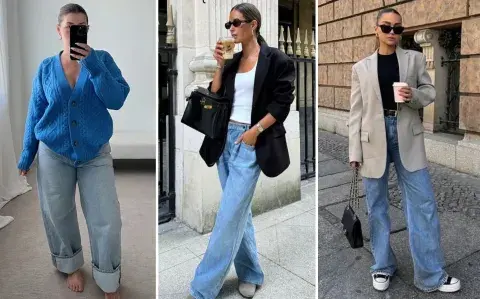 Jeans anchos: cómo combinar el pantalón que será furor la próxima temporada