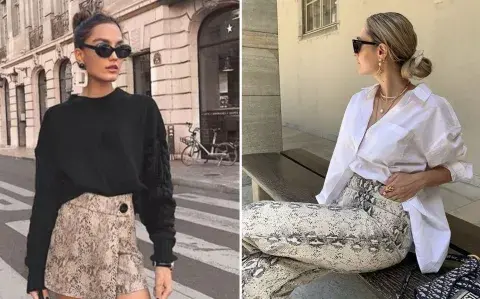 'Snake print': el estampado que será tendencia esta temporada 