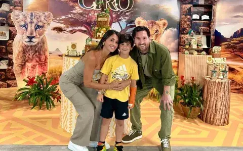 Antonela Roccuzzo compartió las fotos del cumpleaños de su hijo Ciro Messi