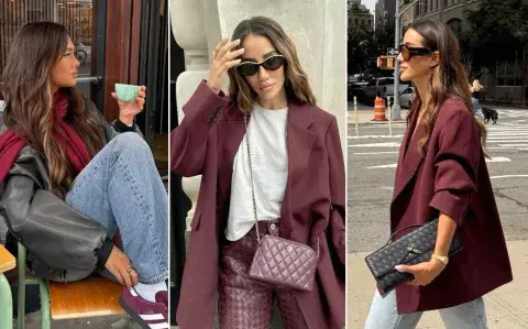 Color borgoña: cómo sumar a tus looks el color de la temporada 