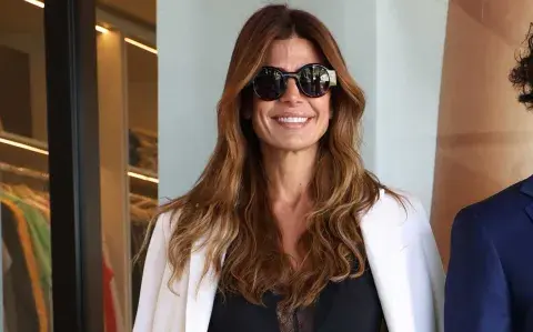 Juliana Awada en la inauguración de la planta de Altatex en Tigre