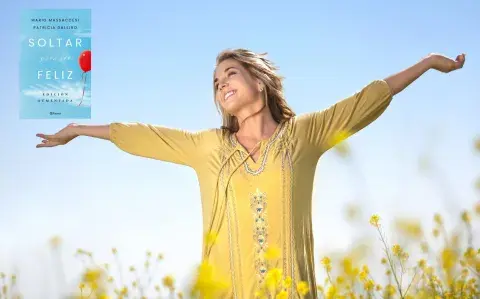 Mujer feliz: soltar para ser feliz