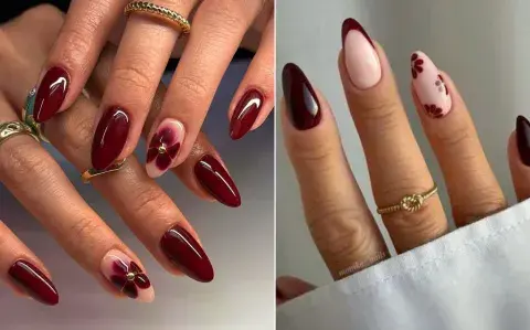 Wine nails: 10 ideas de uñas elegantes ideales para el otoño