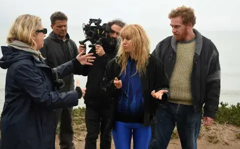 Luisana Lopilato rodando Pepita, la pistolera