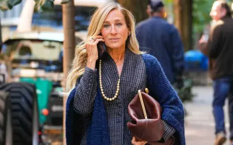 Sarah Jessica Parker en el rodaje de la tercera temporada de AJLT