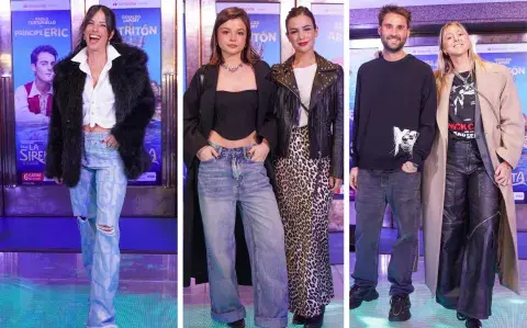 La Sirenita en el Gran Rex: los looks de los famosos que pasaron por la alfombra roja La Sirenita en el Gran Rex: los looks de los famosos que pasaron por la alfombra roja