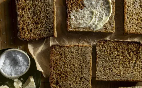 Receta de crackers de masa madre de Gluten Morgen